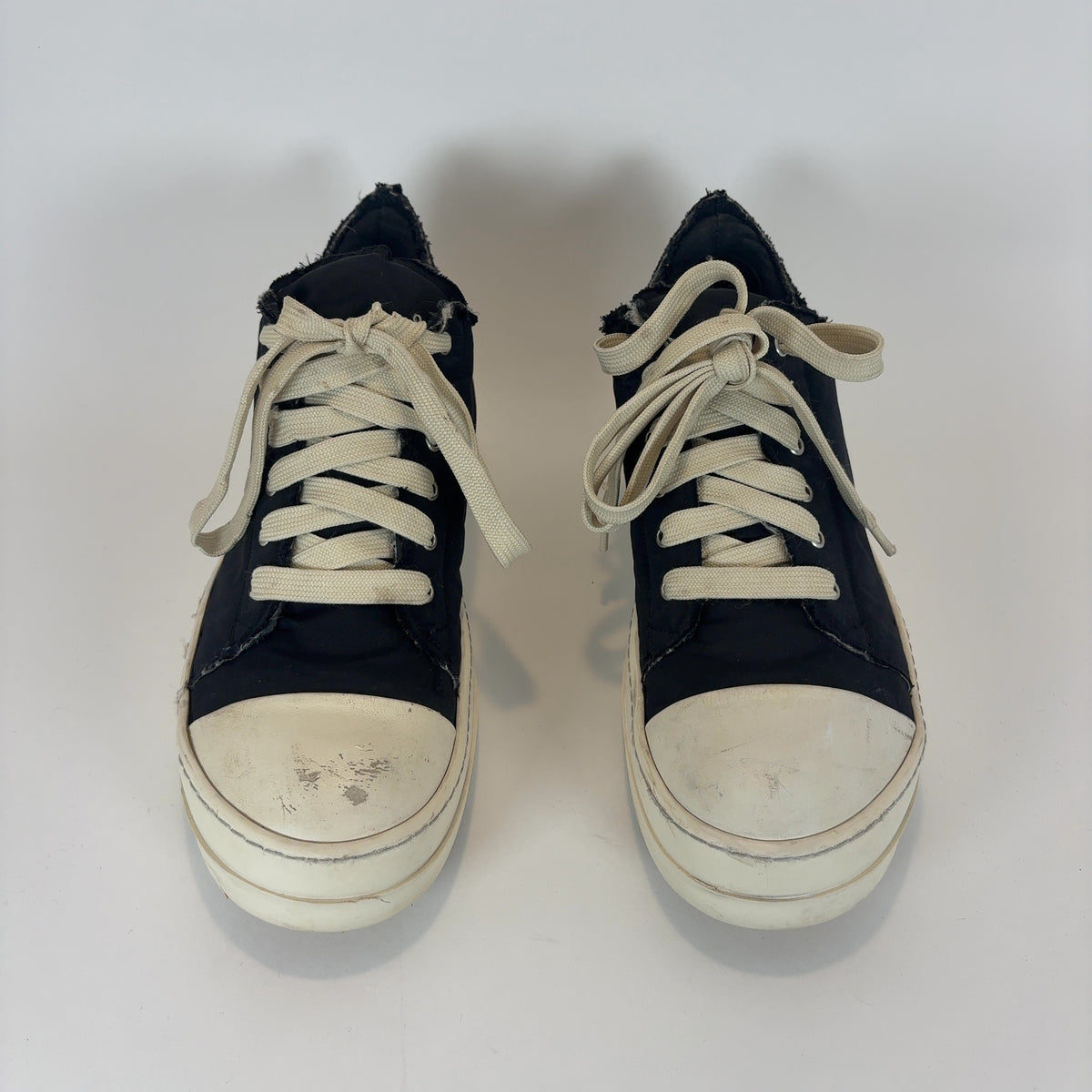 Rick Owens DRKSHDW Nylon Ramone Lowtop Sneakers