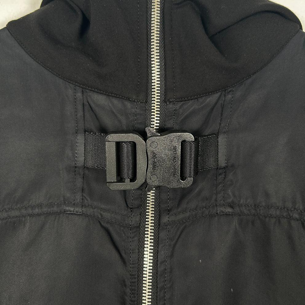 Alyx Black Buckle Rain Jacket Size M