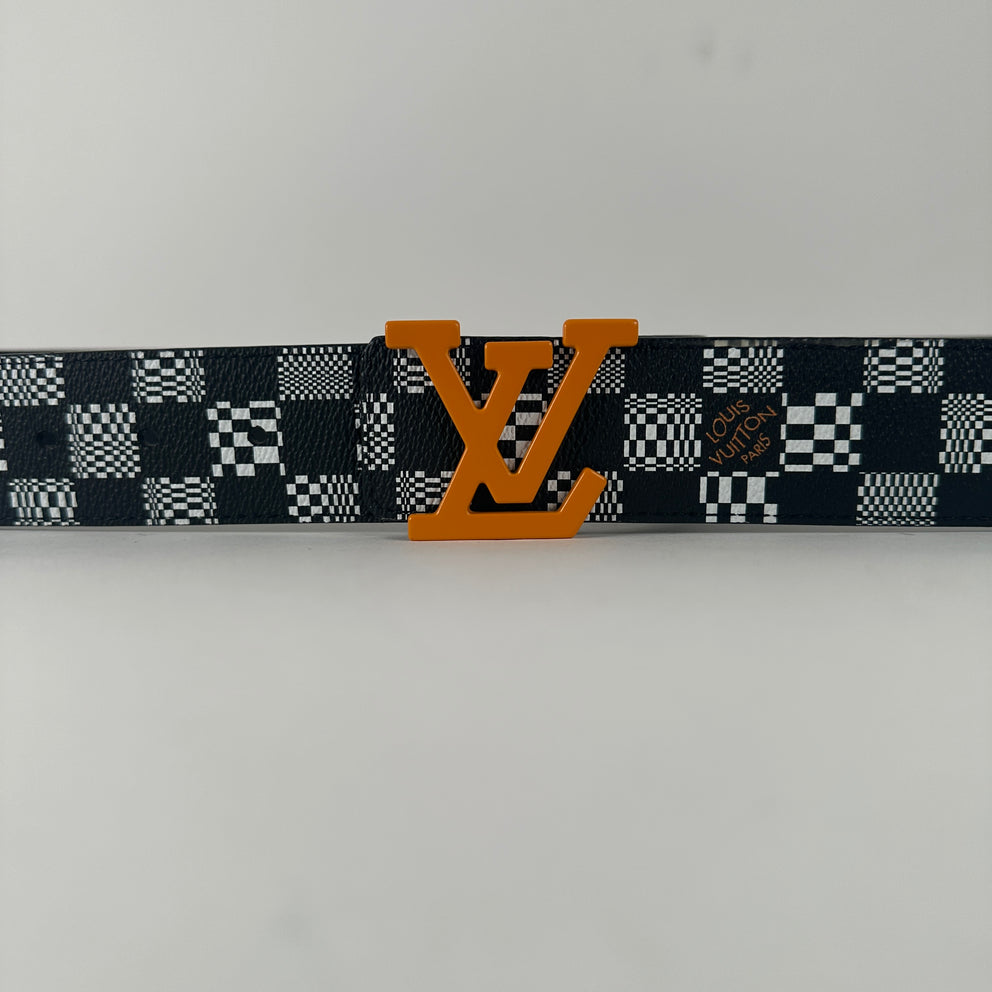Louis Vuitton Distorted Damier Belt Size 36