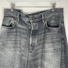 Acne Studios 1989 Ash Black Wide Leg Jeans