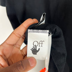 Off-White Black Liquid Logo T-Shirt Size XS