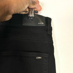 Amiri Black Bandana Thrasher Jeans