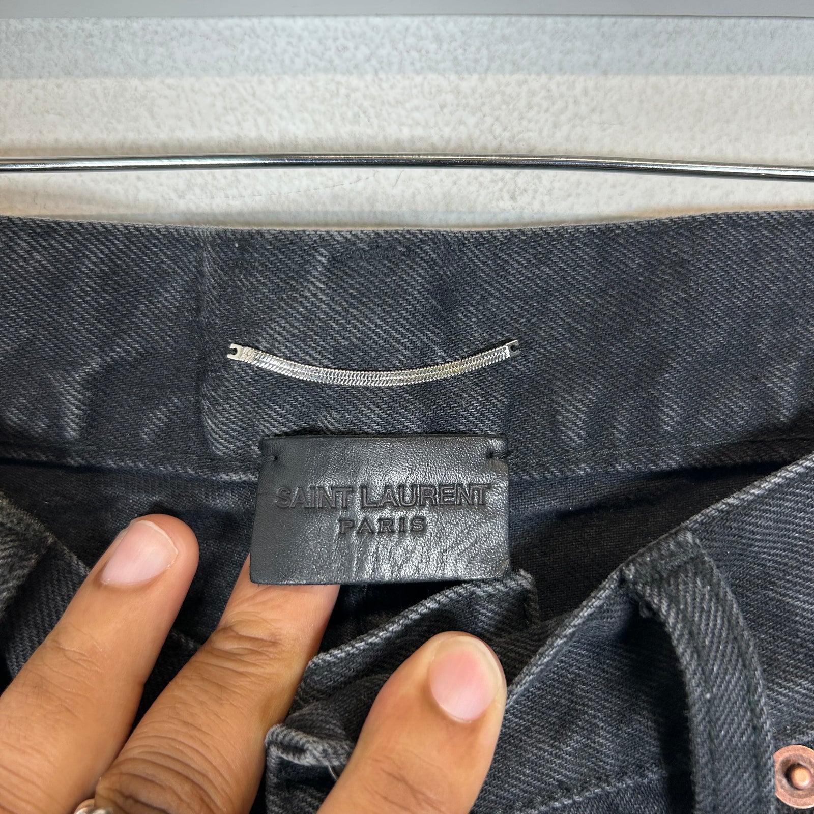 Saint Laurent D18 Black Washed Jeans Size 32