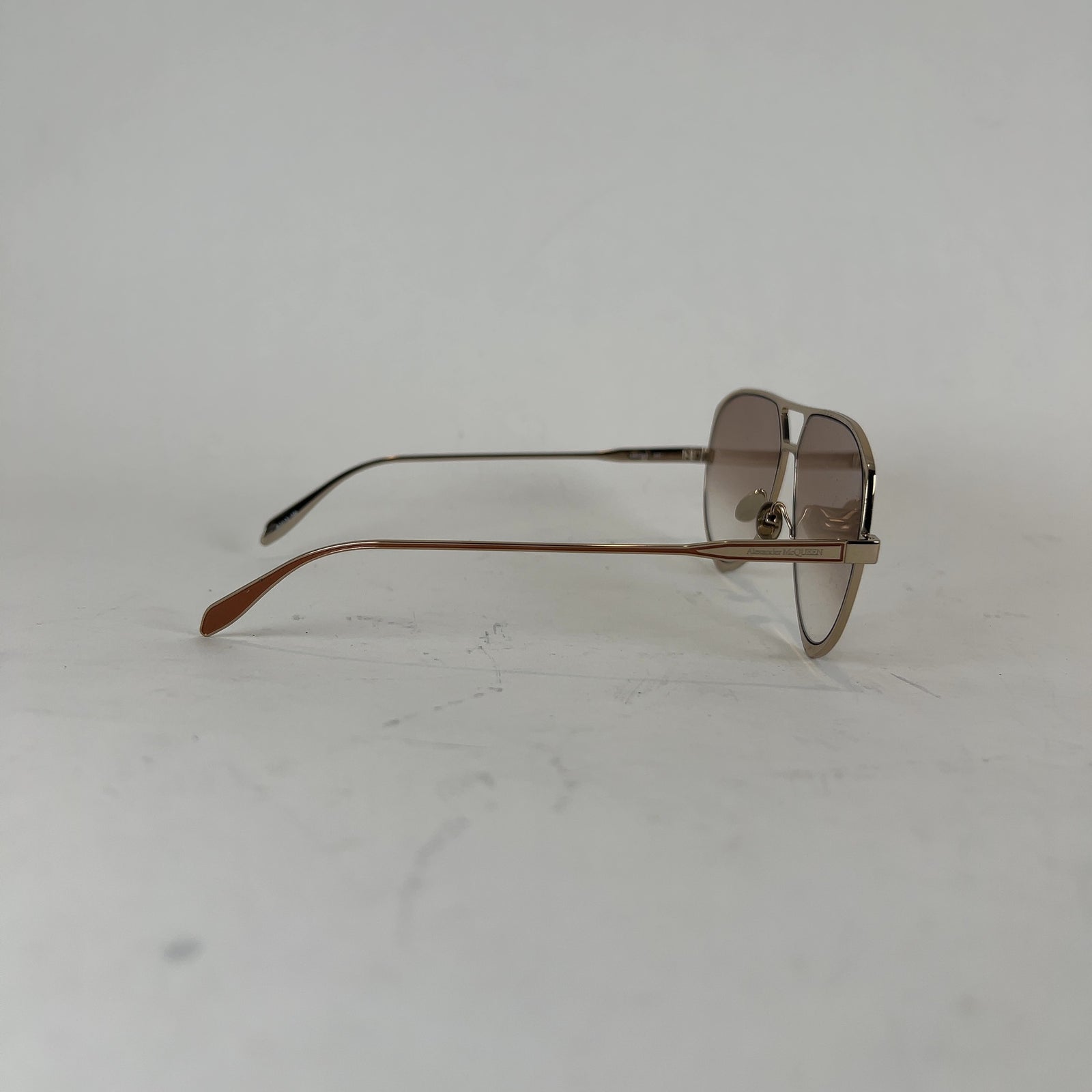 Alexander McQueen Pointed Aviator Sunglasses