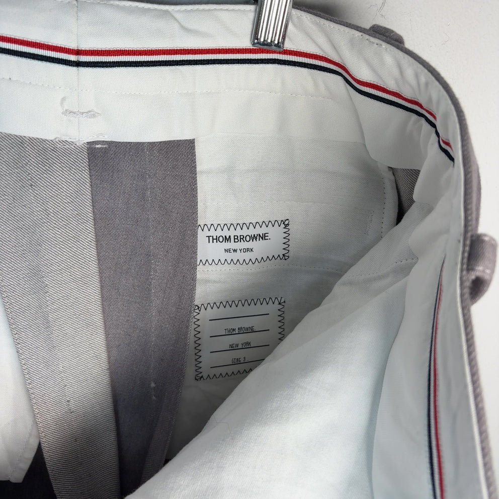 Thom Browne Canvas Straight Leg Pants