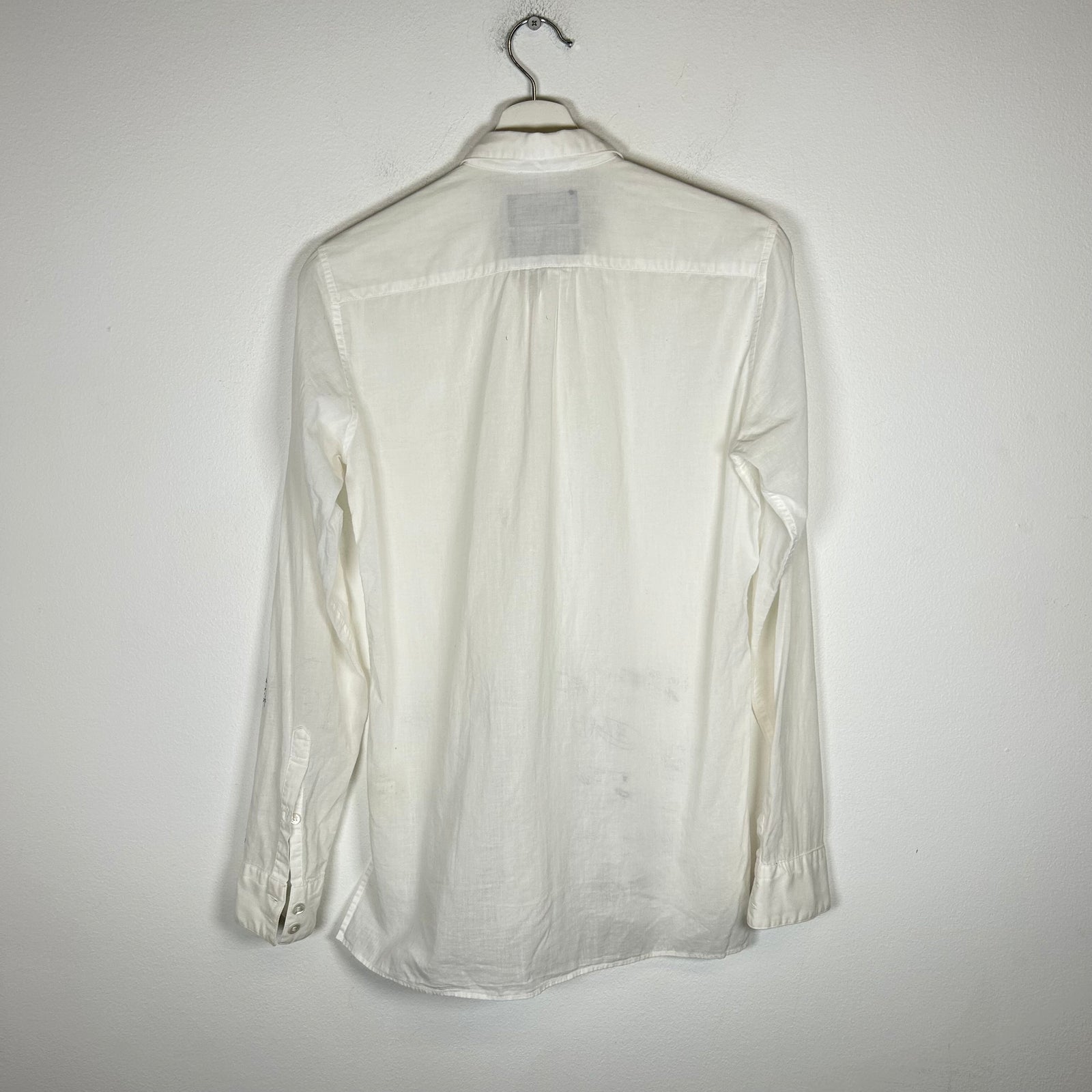 Miharayasuhiro White Equations Button Up Size S