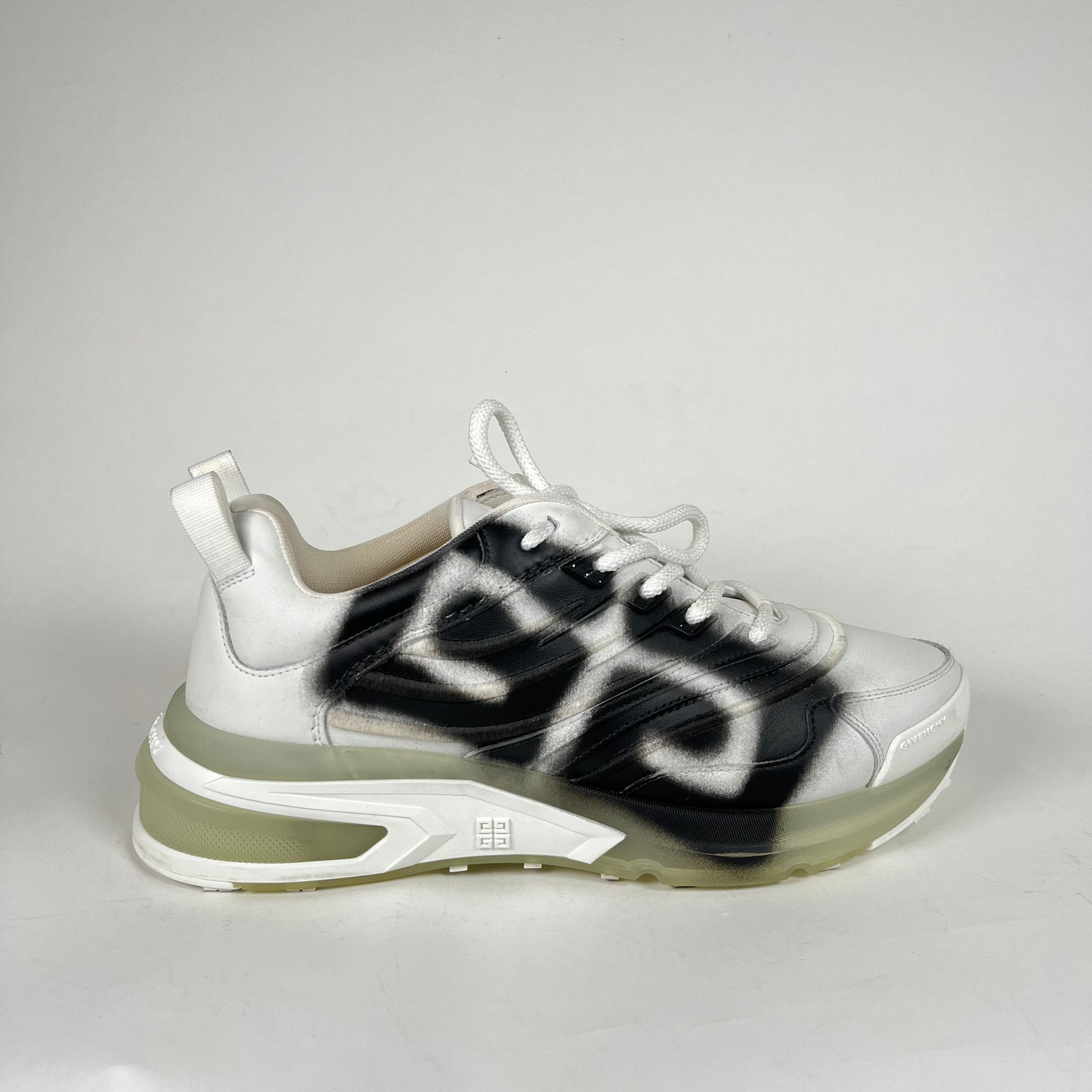 Givenchy White Leather Chito Giv 1 Runner Sneaker Size 40