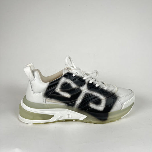 Givenchy White Leather Chito Giv 1 Runner Sneaker Size 40