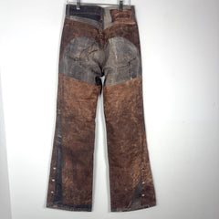 Acne Studios Trompe L'Oeil Cotton 'Chaps' Jeans