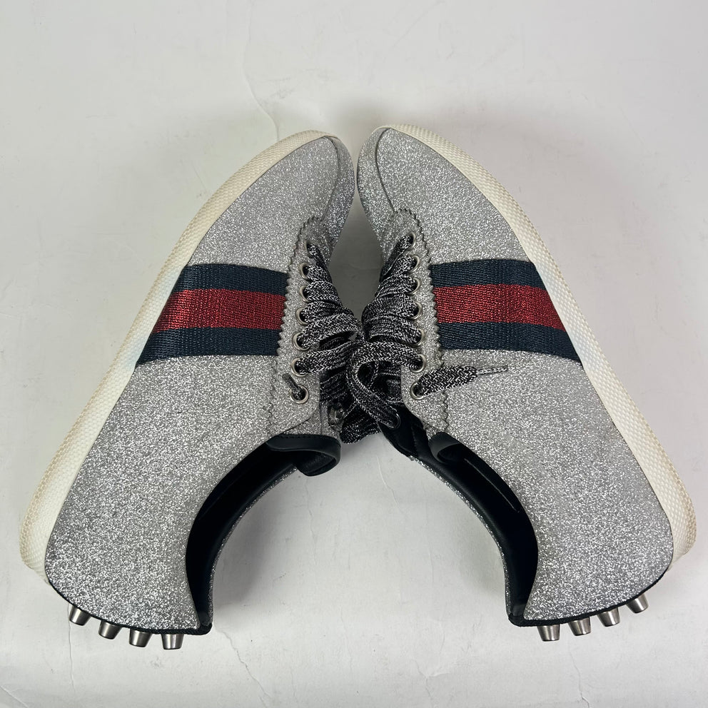 Gucci Glitter Stud Bambi Web Sneaker