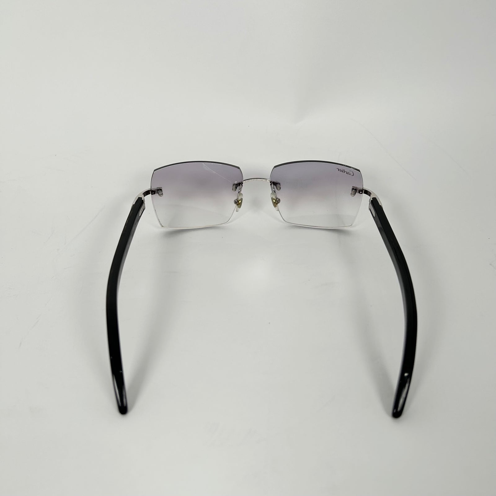 Cartier C Frame Dark Buffalo Horn Glasses