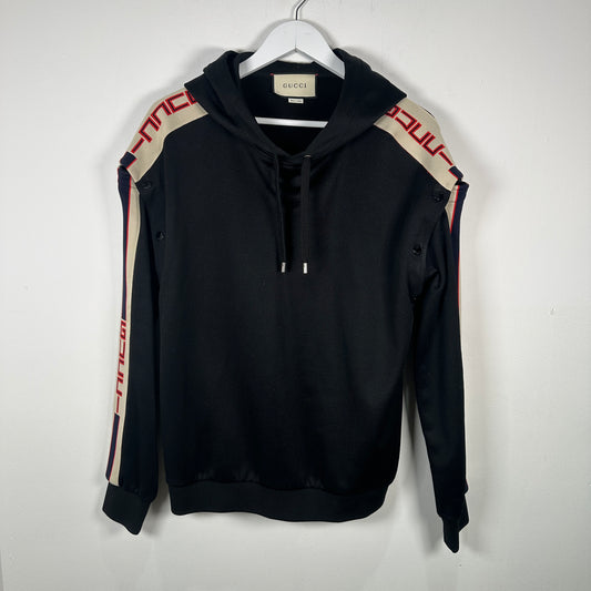 Gucci Striped Logo Track Hoodie Size XS