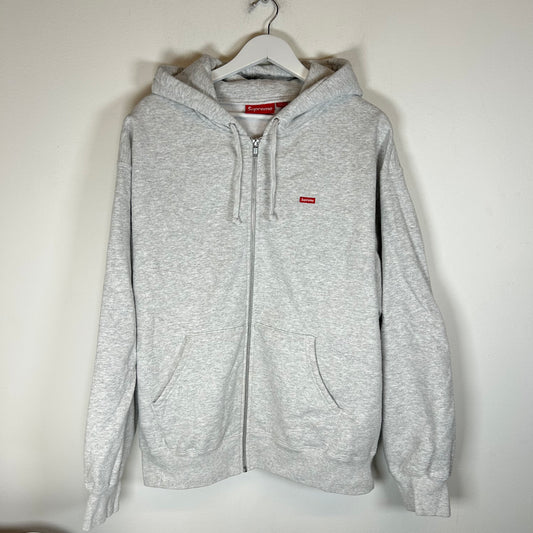 Supreme Grey Mini Bogo Zip-Up Hoodie Size XL
