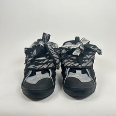 Lanvin Black Reflective Curb Sneaker Size 44