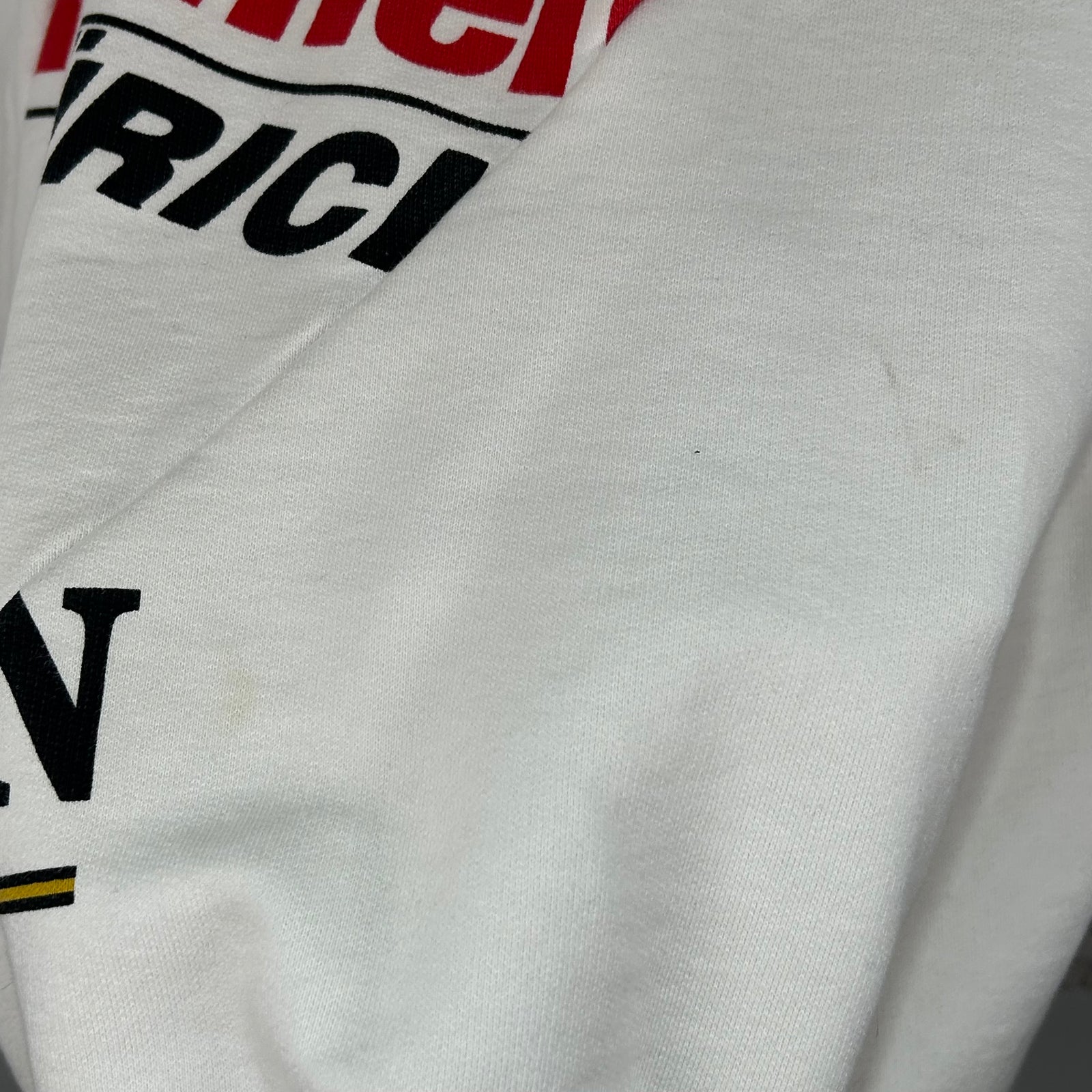 Vetements 2018 Reconstructed Coming Soon White Hoodie Size M