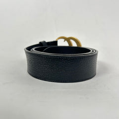 Gucci Black/Gold Large GG Belt Size 100