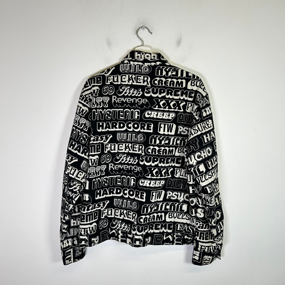 Supreme x Hysteric Glamour FW17 Text Work Jacket