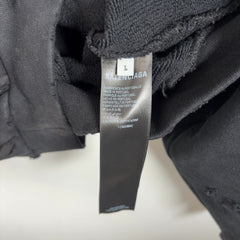 Balenciaga SS24 Paris Moon Distressed Zip-Up Hoodie
