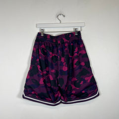 Bape Purple Camo Mesh Shorts Size M