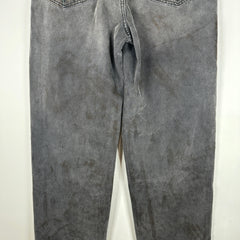 Enfants Riches Deprimes Corpse Pose Gray Mudwash Distressed Baggy Jeans Size 32