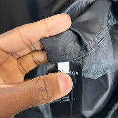 Balenciaga Black Tape Logo Nylon Jacket Size L