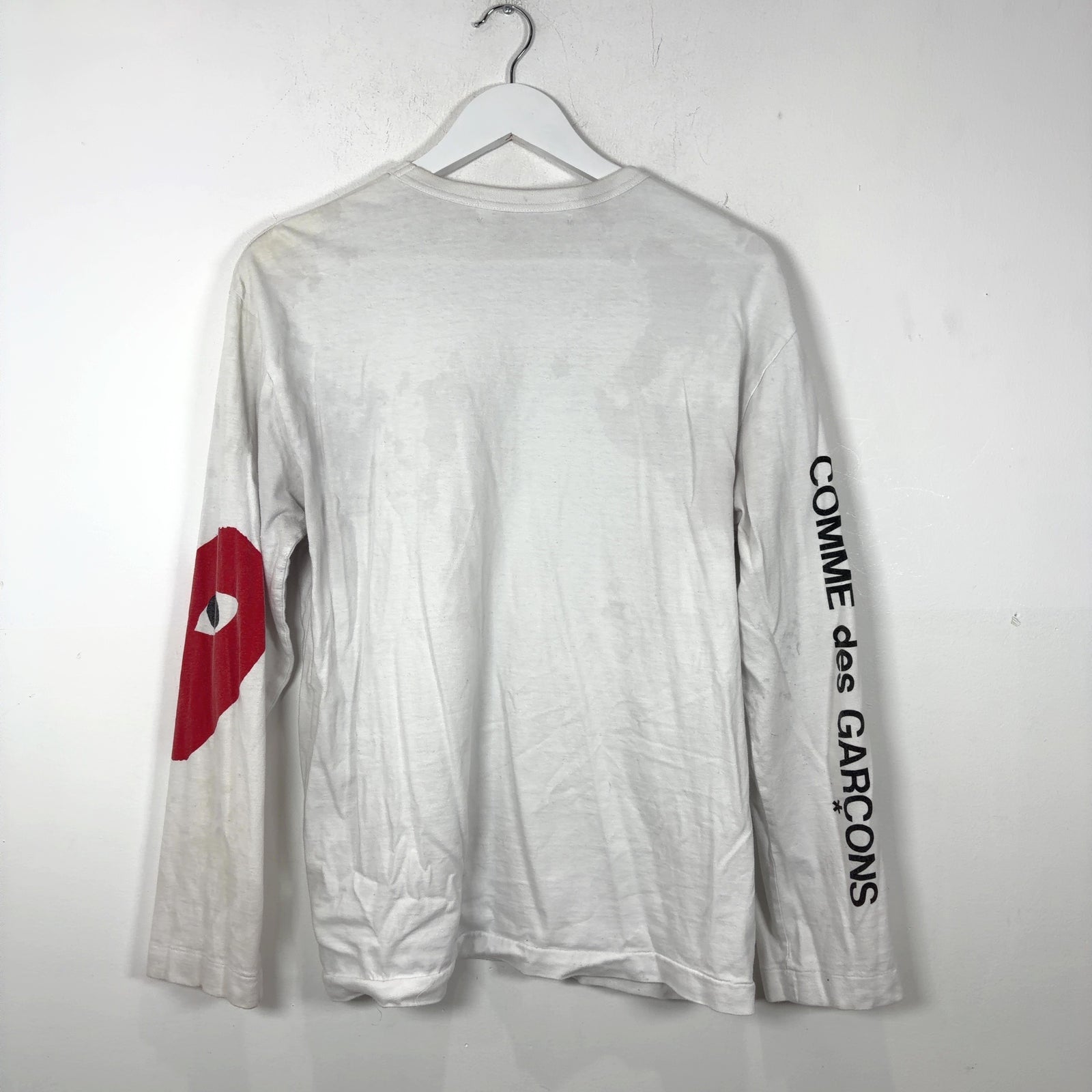 Comme Des Garcons Play Graphic Longsleeve