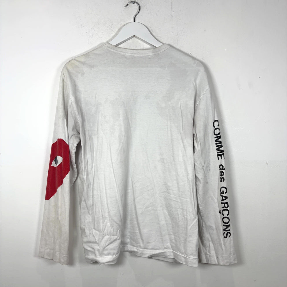 Comme Des Garcons Play Graphic Longsleeve