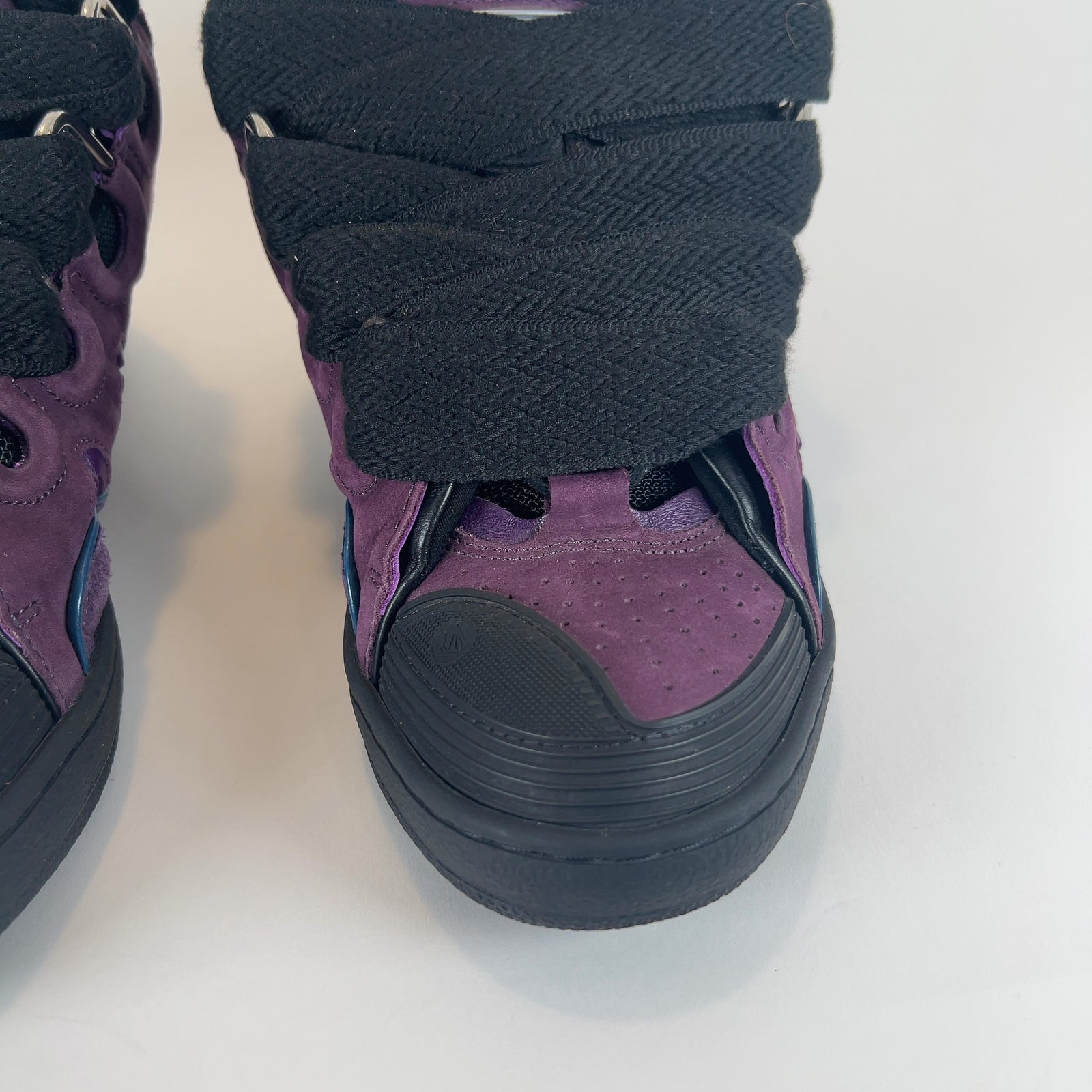 Lanvin 'Curb' Suede Low-Top Sneakers