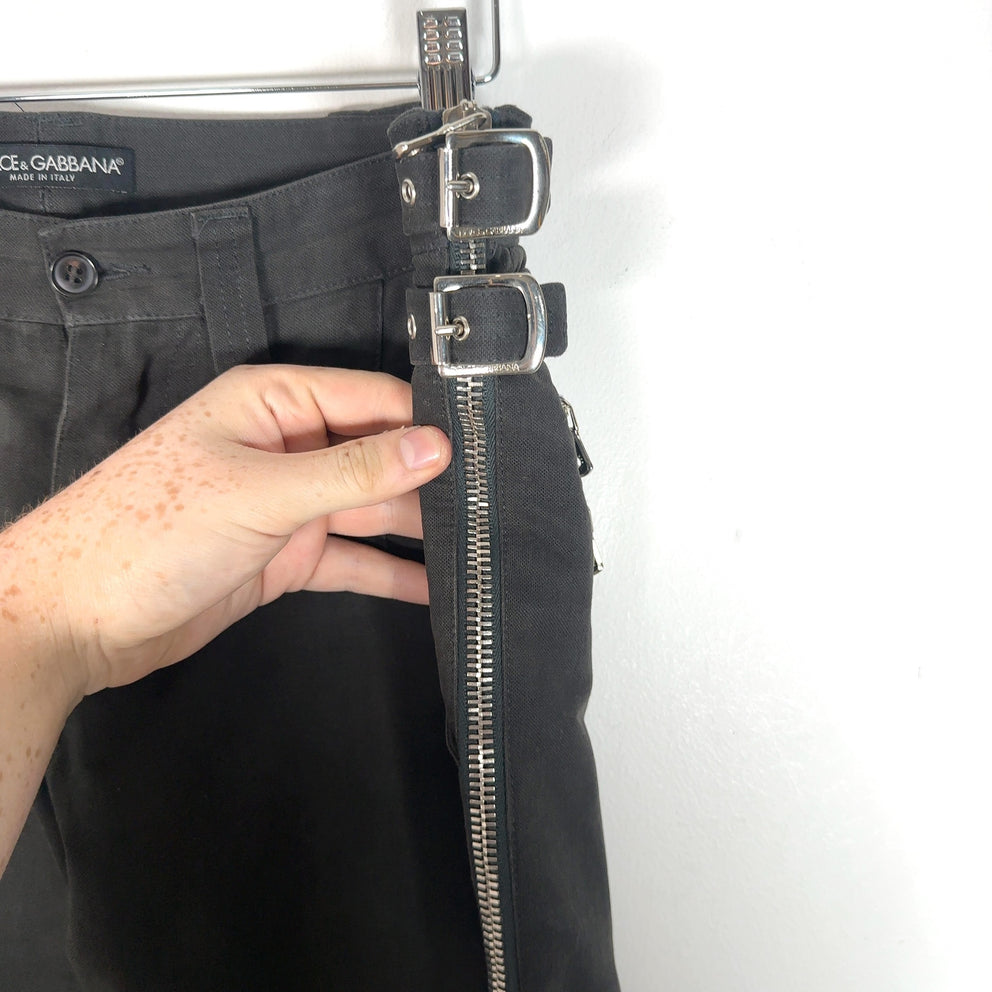 Dolce & Gabbana SS03 Sex Zip Bondage Pants