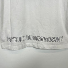 Undercover White "Psyco Color For Chaos City" T-shirt Size M
