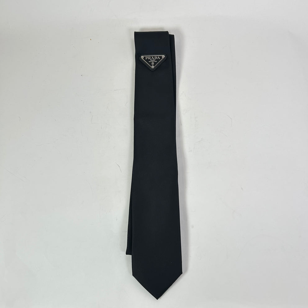 Prada Re-Nylon Garbadine Tie