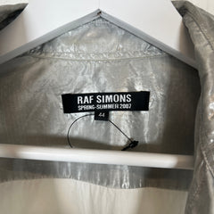 Raf Simons Silver Sleeve Button Up Size S
