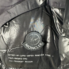 Moncler x Fragment Black Puffer Size 2