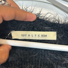 Alyx Black Fur Sweater Size XL