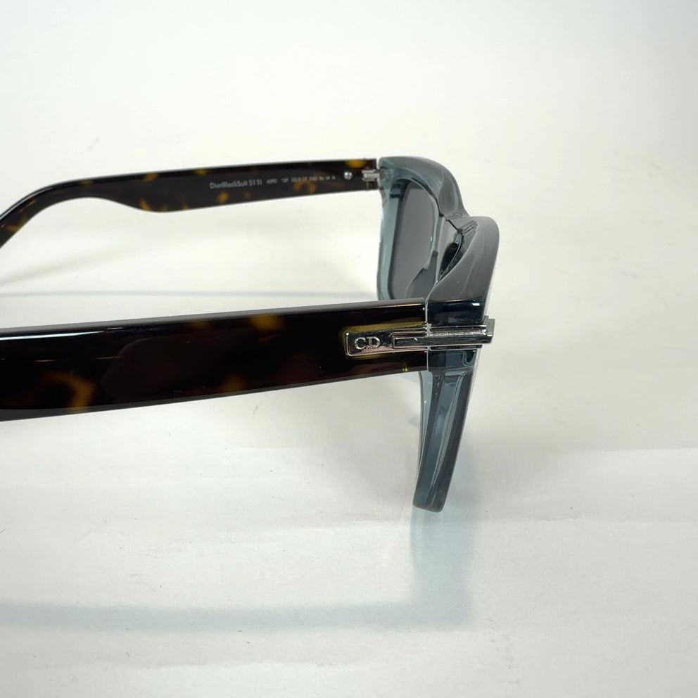 Dior Tie Logo Acetate Wayfarer Sunglasses