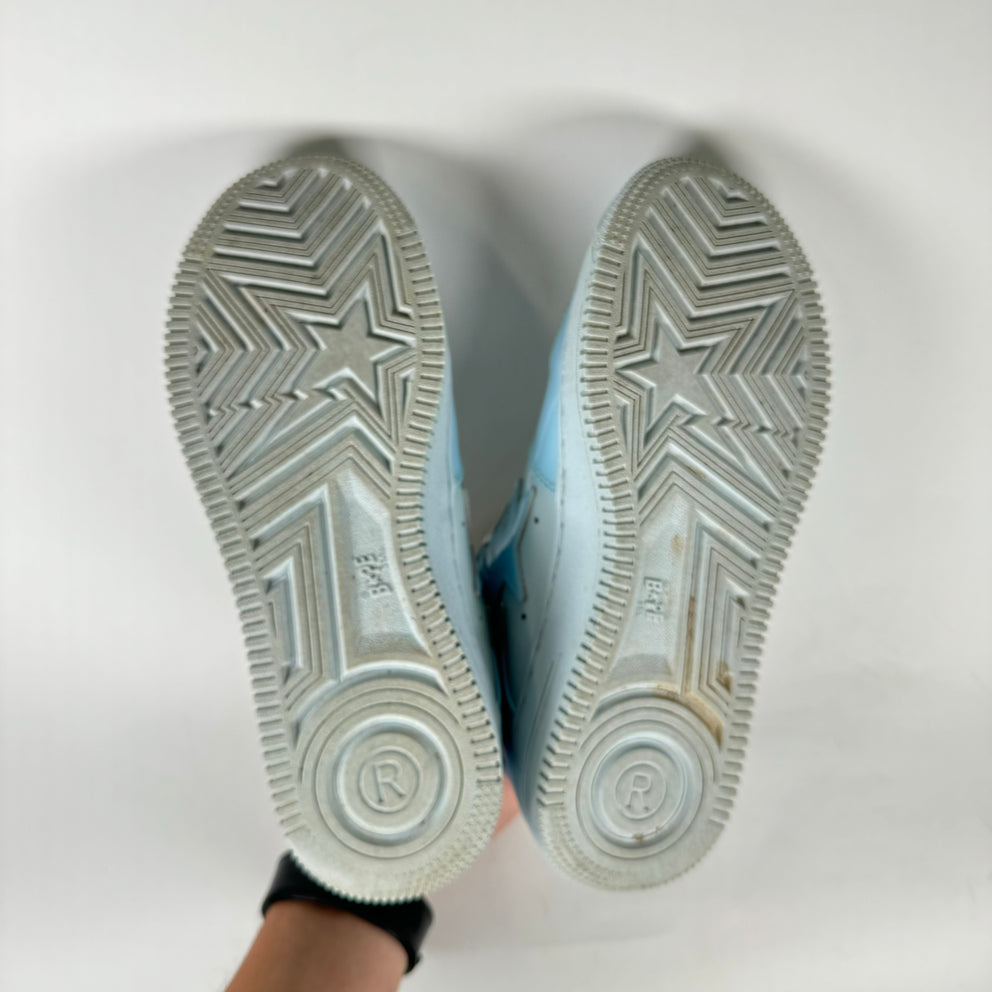 Bape Baby Blue Bapesta Size 6