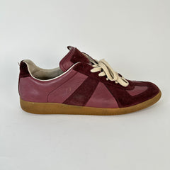 Maison Margiela Maroon/Gum Gat Trainers Size 10