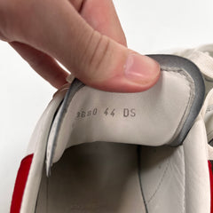 Alexander Mcqueen White/Red Low Sneaker Size 11