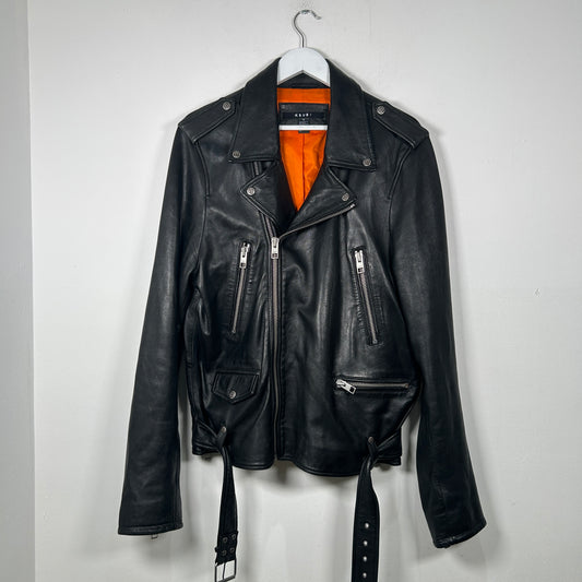 Ksubi Leather Jacket Size XL