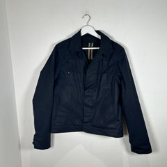 Rick Owens Navy Nylon Work Jacket Size S