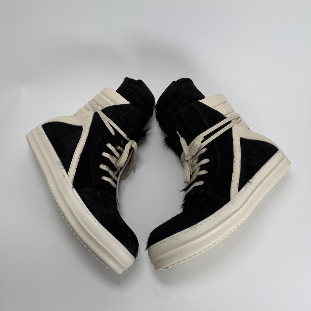 Rick Owens Ponyhair Geobaskets Size 43.5