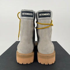 Vetements Grey Ankle Boots Size 40