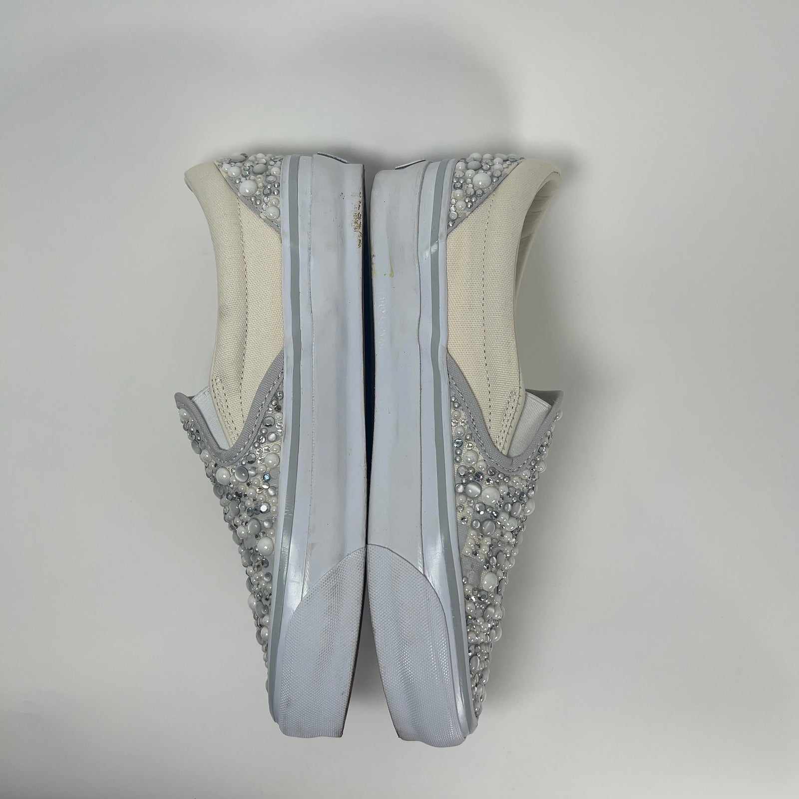 Vans x Mattias Golli Grey/White Slip On Pearl Checkerboard Slip On Sneaker Size 8