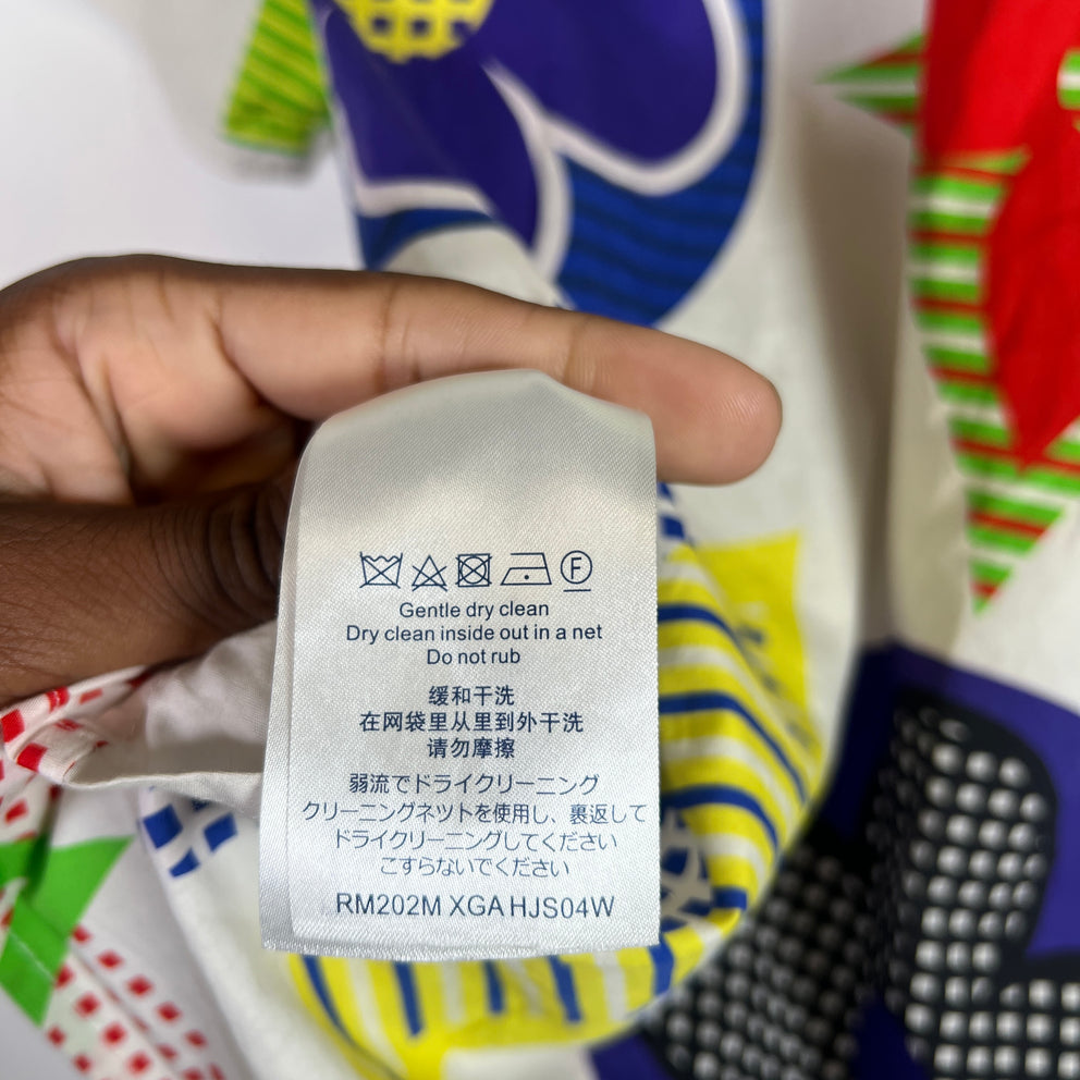 Louis Vuitton Multi Color Monogram Button-Up Shirt