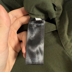 Balenciaga AW20 Green Convertible Cargo Pants Size 34