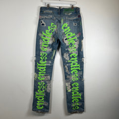 Endless Distressed Denim Size 34