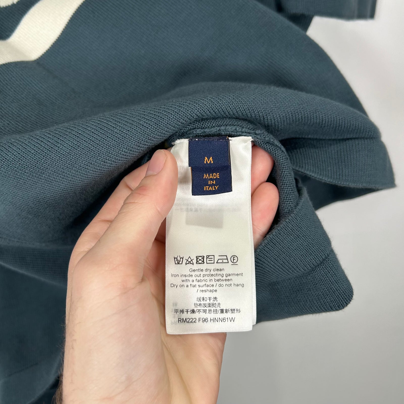 Louis Vuitton Navy Cycling Polo Size M