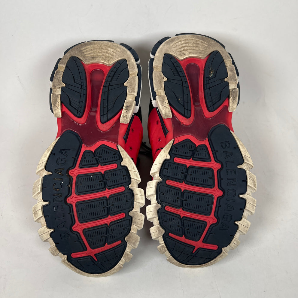 Balenciaga Navy/Red LED Track Sneaker Size 43