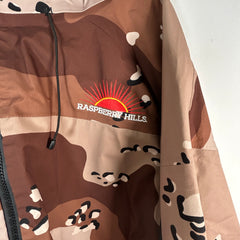 Raspberry Chocolate Chip Camo Rain Jacket Size XL