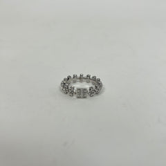 Givenchy 4G Crystal Ring Size 9
